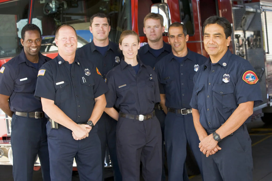 firefighter dress blues Black Double Breasted Class 'A' Uniform - Fire Department